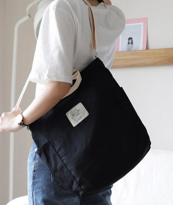 Pastel Aesthetic Canvas Tote Bag - Image 3