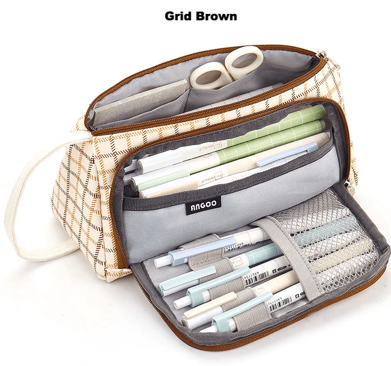 Pouched Stationery Organiser Pencil Case - Image 13